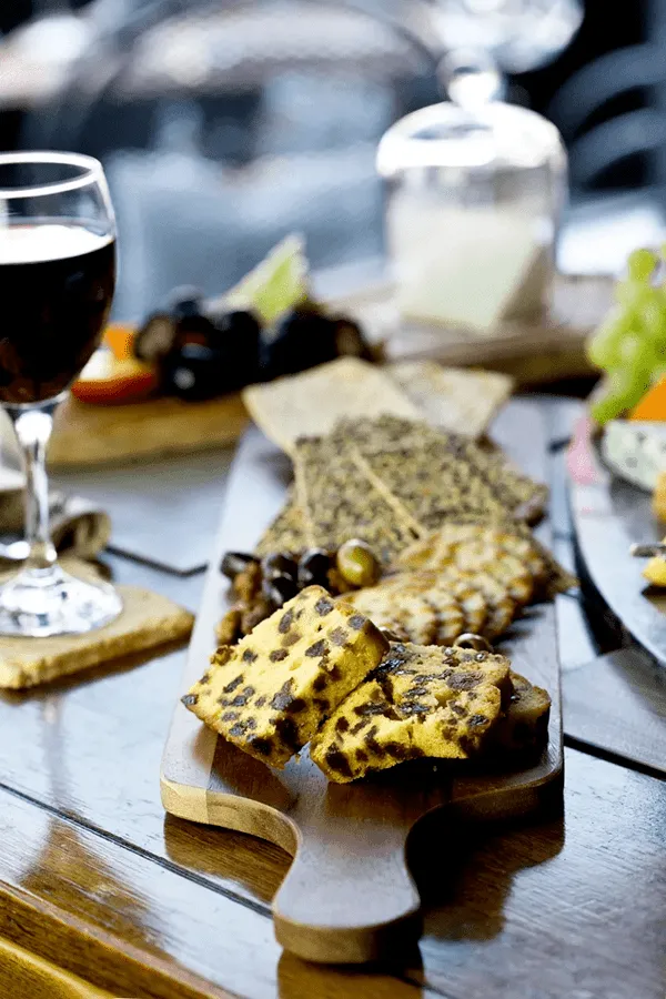 Luxury Cheeseboard 1: served with the finest crackers and olives