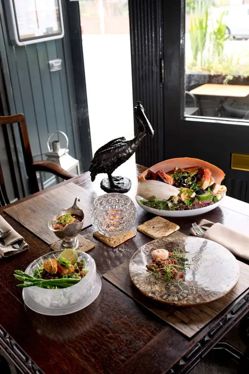 immaculately presented Orchestral of Seafood portrait